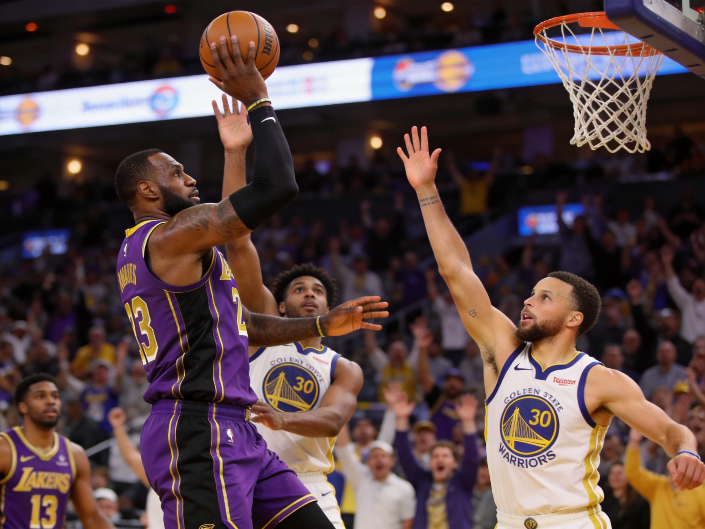 HB火博集锦：NBA湖人胜勇士
